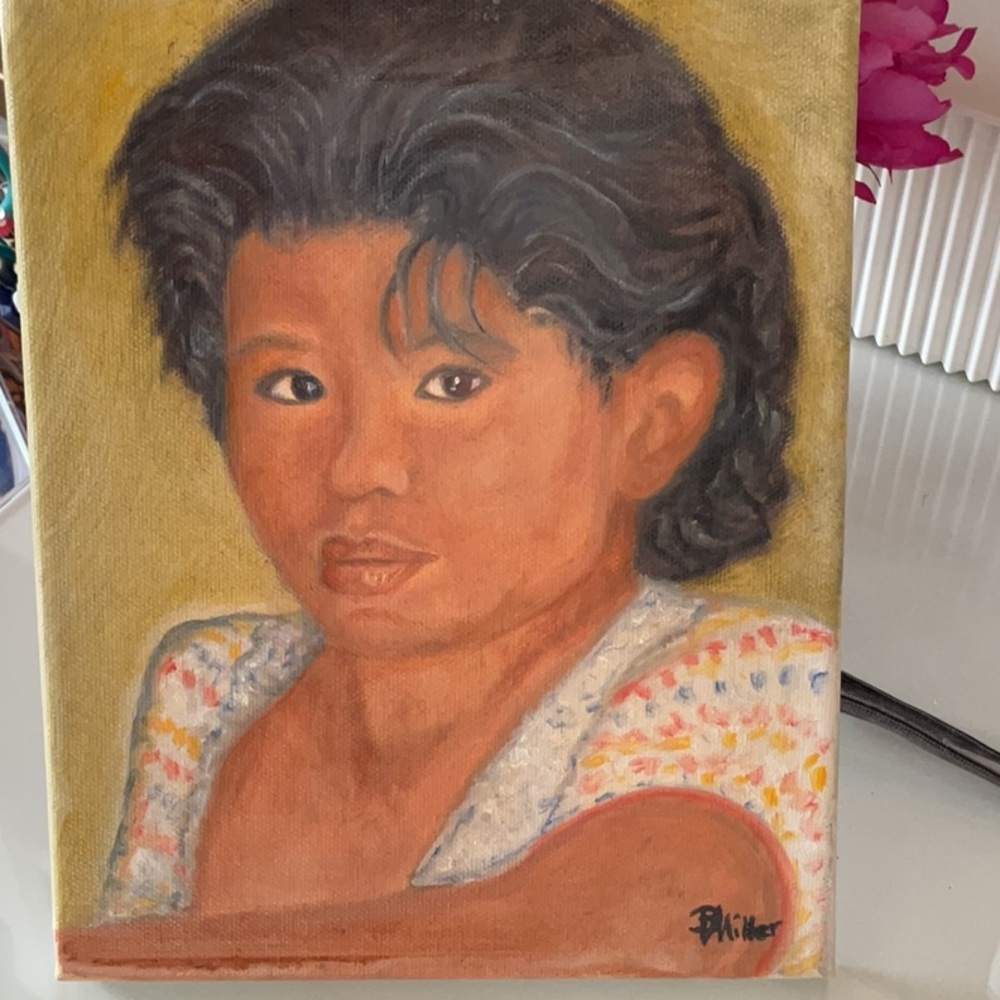 Brown and Cream Portrait Painting Oil
By ARTIST BRENDA MILLER